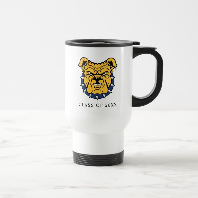 NCA&T-läge Universiteten | Bulldog Ansikte Resemugg (Höger)