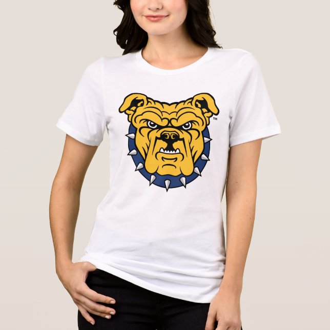 NCA&T-läge Universiteten | Bulldog Ansikte T Shirt (Framsida)