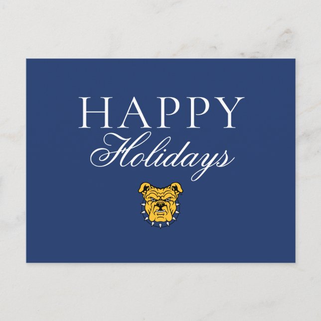 NCA&T State University | Bulldoggsansikte Helg Vykort (Framsida)