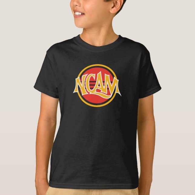 NCAM Classic Kids Shirt-Prated Front & Back T Shirt (Framsida)
