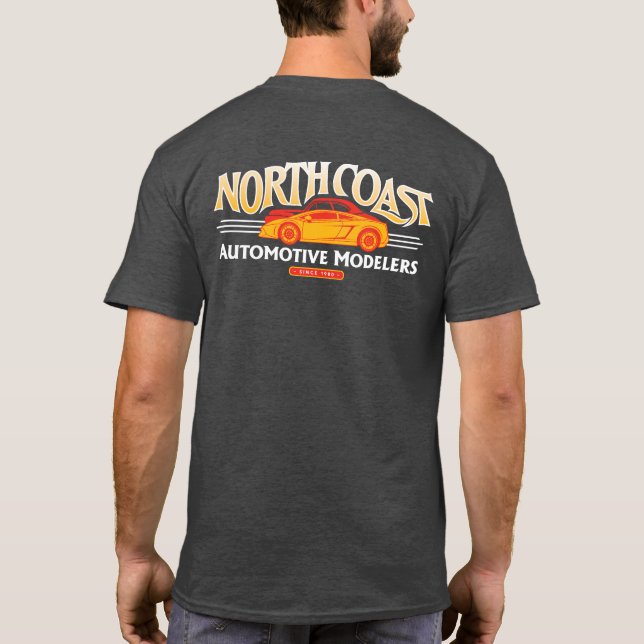 NCAM Classic Shirt - utskriven framsida och baksid T Shirt (Baksida)