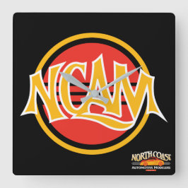 NCAM Workshop Clock Fyrkantig Klocka