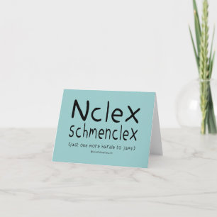 NCLEX Schmenclex Nursing Exam Meddelande