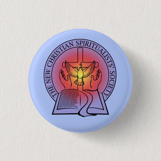 NCSS klämmer fast Bagde (3cm) - Multicolour Knapp (Framsida)