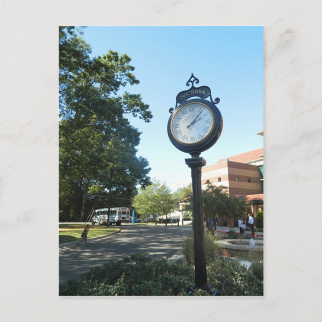 NCSSM, Bryan Clock Vykort (Framsida)