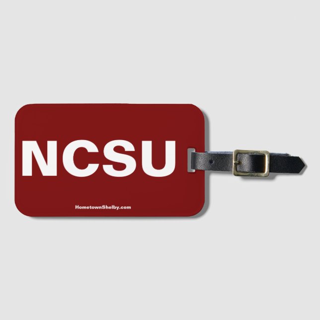 NCSU Bag-Märkre Bagagebricka (Framsida horisontal)