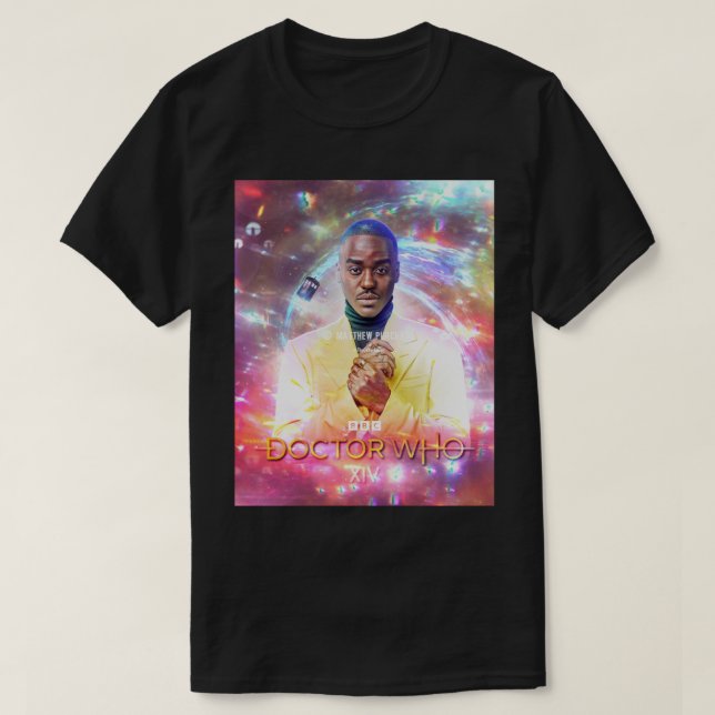 Ncuti Gatwa 14:e Doktor - för charit T Shirt (Design framsida)