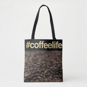 ND för ES - #coffeelife hänger lös serie Tygkasse