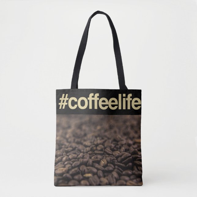 ND för ES - #coffeelife hänger lös serie Tygkasse (Framsida)