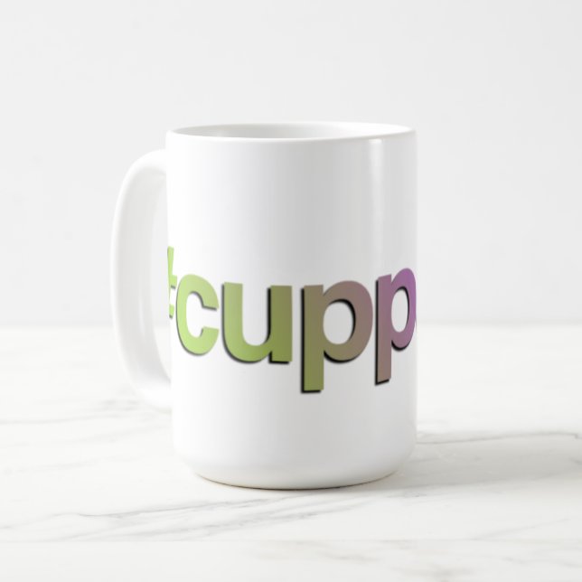 ND för ES - #cuppatea Modern Tea Mugg (Framsida vänster)