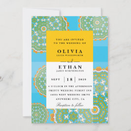 Ndebele traditionella bröllopsinbjudningar inbjudningar