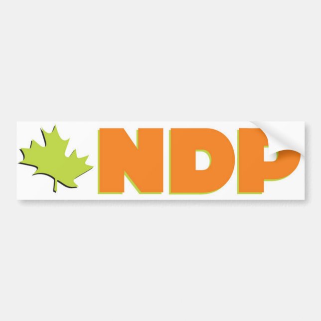 NDP-logotyp Bildekal (Framsidan)