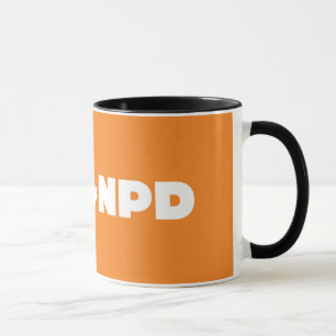 NDP-svart 11 uns Ringermugg Mugg