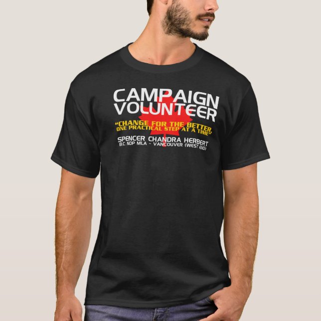 NDP-volontär Tee Shirt (Framsida)