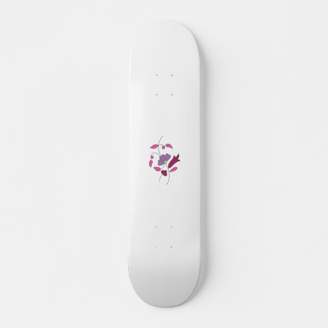 Ndrrmc Stil, Soft Lila, Jazzberry Sylt Mini Skateboard Bräda 18,5 Cm (Framsida)