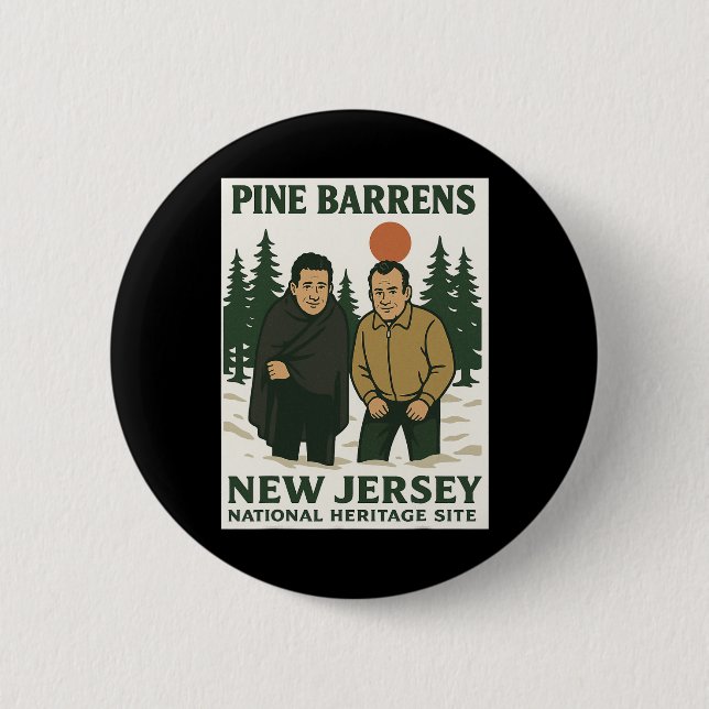 Ne Barrens New Jersey Graphic Design  Knapp (Framsida)