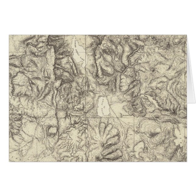 NE California och NW Nevada 2 Hälsningskort (Framsidan Horizontal)