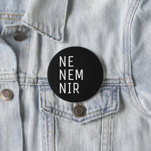Ne Nem Nir Pronoun Button Knapp