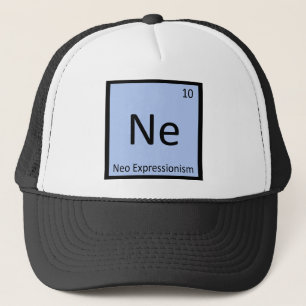 Ne - Neo-Expressionistisk Konstkemisymbol Keps