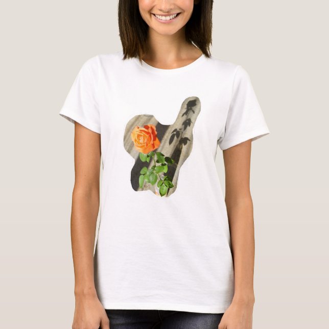 Ne Rose für ne Rose - T-Shirt (Framsida)