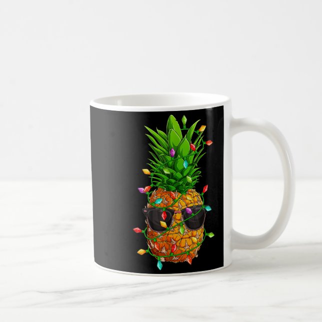 Ne Sungles Lights July Trocal Christmas Hawaiian  Kaffemugg (Höger)