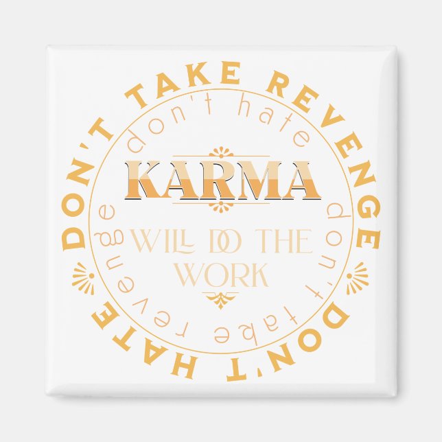 Ne the Venge Pas Citation Inspiration Message Magnet (Framsidan)