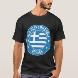 Nea Alikarnassos, Grekland Stad T Shirt