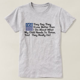 NEA Lärarförbundet säger T-Shirt