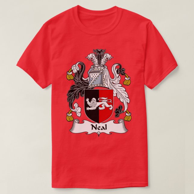 Neal Jackar Arm Family Crest T Shirt (Design framsida)