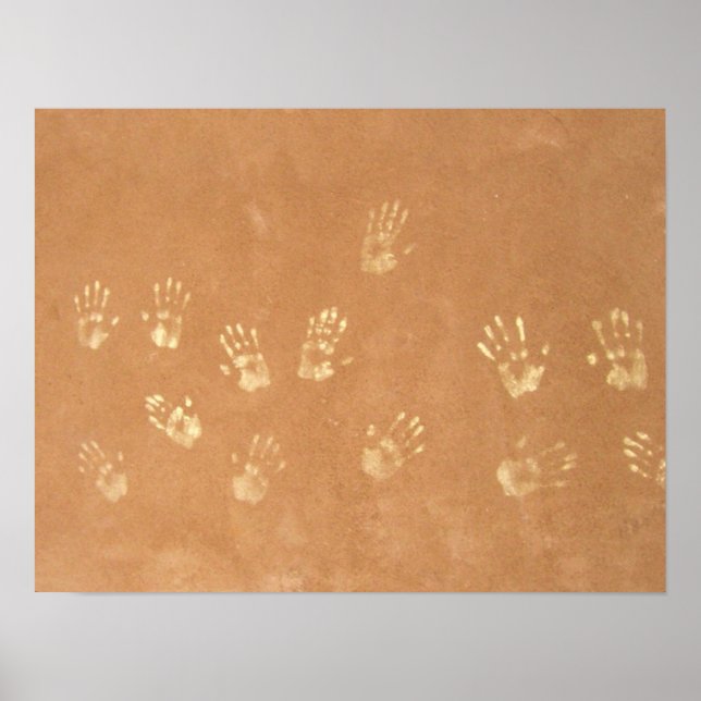 Neandertaler i Kalk Poster (Framsidan)