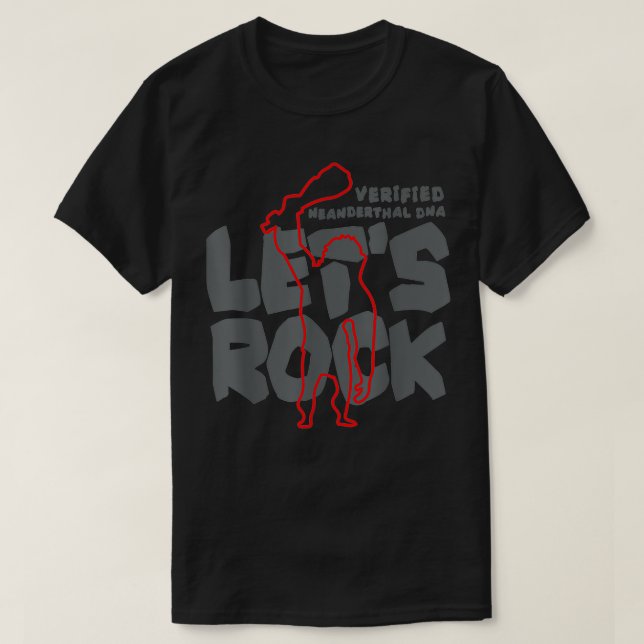 Neanderthal DNA Lets Sten T Shirt (Design framsida)
