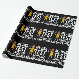 Neanderthal Grottman Woman Skull Gift Presentpapper