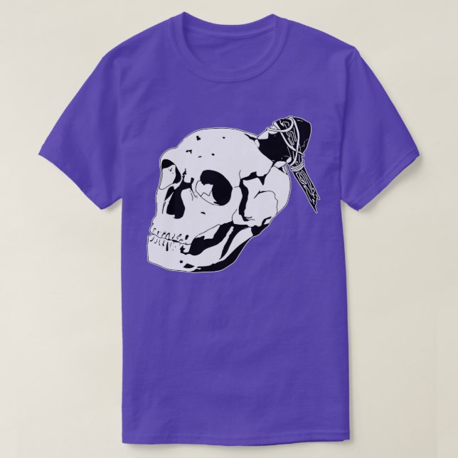 Neanderthal Skull Classic TShirt T Shirt (Design framsida)
