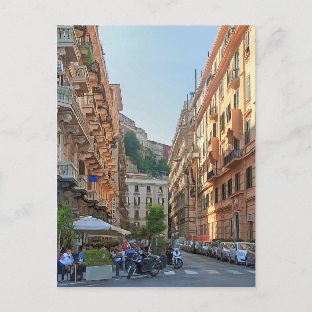 Neapel. #18. vykort (Framsida)