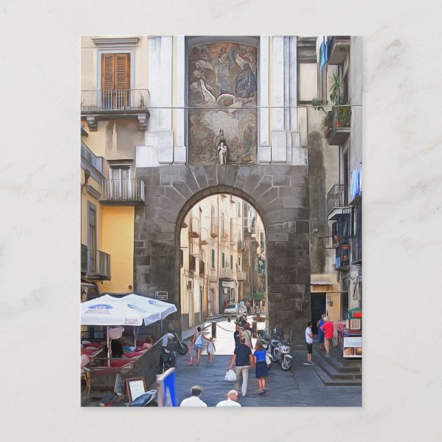 Neapel. 9. vykort (Framsida)