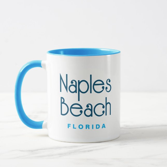 Neapel Beach Florida Coffee Mugg (Vänster)