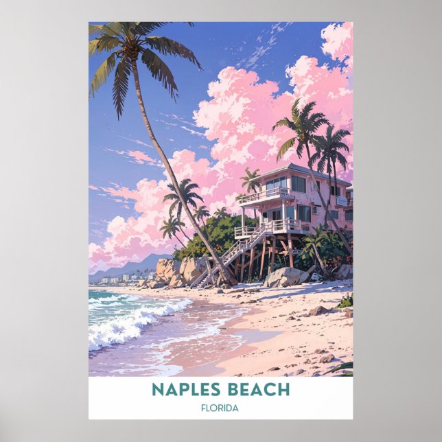Neapel Beach, Florida Poster (Framsidan)