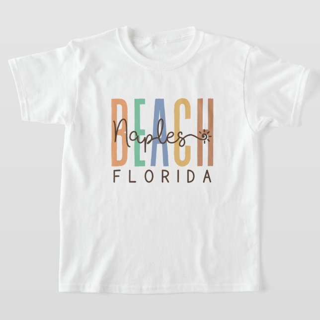 Neapel Beach Florida (Sands) T Shirt (Laydown)