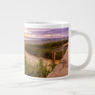 Neapel Beach Shore och Lugn Ocean Florida Jumbo Mugg