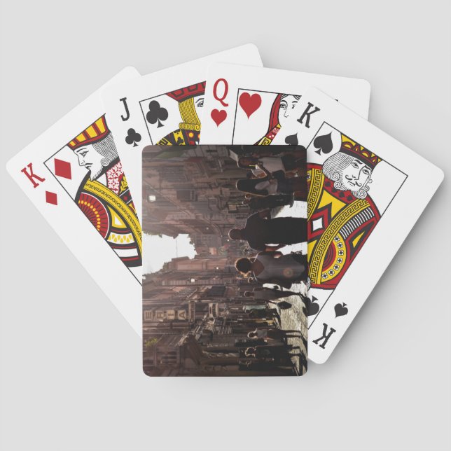 Neapel Byggnader Casinokort (Baksidan)