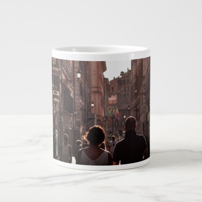 Neapel Byggnader Jumbo Mugg (Framsidan)