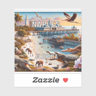 Neapel Florida 3 Inch Vinyl Sticker Klistermärken