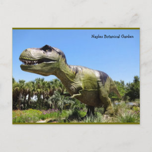 Neapel Florida Botanical Garden - T Rex Dinosaur Vykort