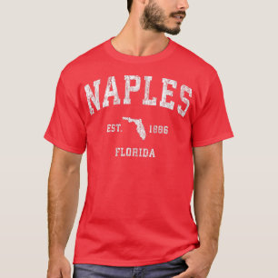 Neapel Florida FL Vintage Athletic Sports Design T Shirt
