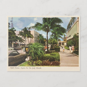 Neapel, Florida vintage Femte Avenue 1960-talet Vykort