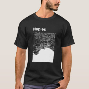 Neapel Italien Classic City Karta Graphic T Shirt