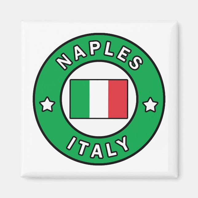 Neapel-Italien Magnet (Framsidan)