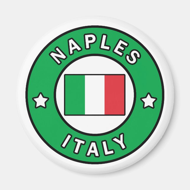 Neapel-Italien Magnet (Framsidan)