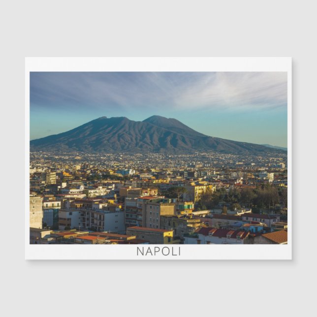 Neapel Italien Magnetiskt kort (Framsida)