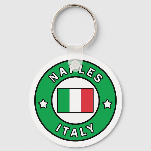 Neapel-Italien Nyckelring (Framsida)